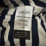 Sonnet James A Play Dress Black‎ White Striped Sleeveless Swing Dress Small New Black Photo 10