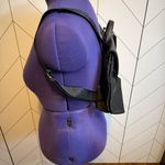 Botkier  Black Faux Leather Backpack Purse Pockets Adjustable Straps Classic Photo 1