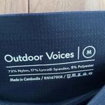 Outdoor Voices Warm Up 3/4 Compression Legging 21” Navy Black Medium Photo 5