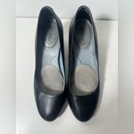 Skypro Anesia Machado II Flight Attendant Cabin Crew Slip On Leather Pumps Heels Black Size 6.5 Photo 2
