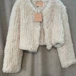Bubish | Ivory Faux Lola Jacket | M White Size M Photo 0