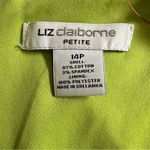 Liz Claiborne  Y2K Green and Blue Ruched Sheath Dress Photo 2