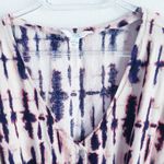Time And Tru  Tie Dye Mini Button Down Dress Photo 5