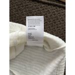 Anthropologie Sweater Cropped Oversized Boxy Ribbed Cream Boho Whimsical Large Photo 9