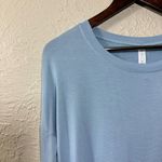 Scorpio Sol  Sweatshirt XS Pullover‎ Crew Split Stretch Thumbholes Yoga Workout Photo 4