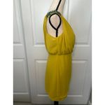 NWT GB Gianni Bini One Shoulder Dress Party Cocktail Embellished Yellow Size 7 Yellow Photo 1