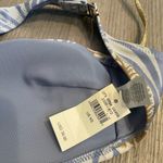 Aerie Keyhole Bandeau Bikini Tropical Print Gold Strap Top size XS Photo 5