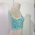 Q2 Square Neck‎ Crop Top Animal Print Cute Stretch Photo 2