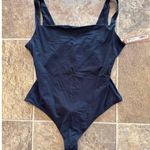 SKIMS Fits Everybody Square Neck Bodysuit Onyx Size Large Photo 6