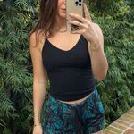 Lululemon  tropical print teal swim shirts sz 4 Photo 4