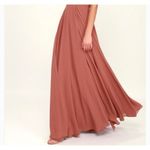 Lulus Lulu’s All About Love Rusty Rose Maxi Dress Prom Formal Long Gown Pink Women’s S Photo 2