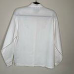 Vintage White Shirt Lace Embroidered Cutout Pintuck Front Cotton Sz Small Photo 1