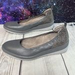 Vionic  Jacey Wedge Shoes 8.5 Wide Women Slip on Comfort Gray Leather Support Photo 6