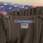 French Connection Black Whisper Ruth Fringe Strapless Cocktail Mini Dress Size 8 Photo 3