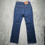 Levi's Vintage  517 Slim Boot Cut Jeans 5 JR M Dark Wash Denim Retro Y2K Vibe Photo 2
