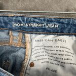 American Eagle Jean Women's size 00 Regular Mom Straight Stretch High Rise Y2K Photo 4