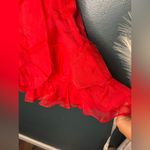 Show Me Your Mumu NWT  Red Ruffled Jennie Ann Mini Dress Photo 6