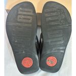 FitFlop  Women's Lulu Weave Flip-Flop 407-012, Silver US Size 9 Photo 9