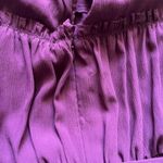 Ann Taylor Loft Sleeveless Dress Size 6 Purple High Waist Belted Above The Knee Photo 6