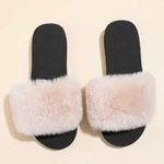 Furry & Fuzzy Slipper/Slides for Women Size 10.5 Photo 1