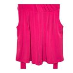 New York & Company Sleeveless Belted Surplice Pink Romper Sz Medium‎ NWOT Photo 7