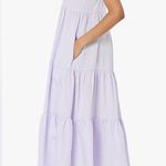 The Drop Britt Tiered Maxi Tent Dress in Lavender Sleeveless w/Pockets Small NWT Purple Photo 2