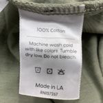 Mate the Label Organic Cotton T-Shirt Maxi Dress Size S Green Side Slits Photo 9