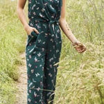 Matilda Jane  Jumpsuit Evergreen Dream Ruffle Sleeve Size Small Photo 0