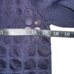 Ted Baker Yivonne Navy Trapped Sequin Mock Neck Knit Sweater 0 (US 4) Photo 5