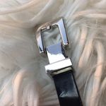 New York & Co. BLack & Silver Thin adjustable belt Photo 7