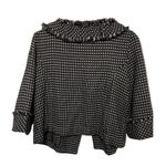 Mossimo black and white cape like blazer in large Photo 4