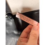 Victoria's Secret NWT Limited Edition black faux leather fringe tote bag Photo 5