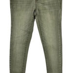 Celebrity Pink Body Sculpt Stretch Green Denim Mid Rise Ankle Skinny Jean Photo 0