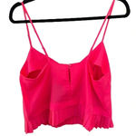 French Connection Crepe Pleated Tank Sleeveless Flounce Hem Photo 5