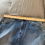 Just Black  Boutique Raw Hem Denim Skirt. Size Large. Photo 7