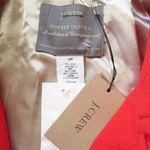 J.Crew NWT Classic Lady Day Coat in Bright Cherry Italian Doublecloth Wool 12P Photo 4