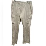 JJILL CHINO CARGO SOAPSTONE PANTS PLUS SIZE 16 Tan Photo 1