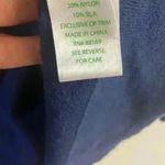 Lilly Pulitzer navy blue 10% silk crewneck pullover sweater. Medium Photo 4