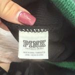 Victoria's Secret  PINK Snowflake Beanie Winter Hat w/ Pom Pom Black Red NWOT Photo 2