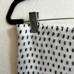 Drama White Polka‎ Dot Pleated Skirt Vintage 90s Preppy Retro Coquette XL Photo 2