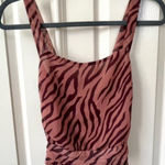 ASTR  cross back zebra  animal print tank top Photo 0
