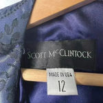 Scott mcClintock scoop neck tank top blouse Blue Size 12 Photo 2