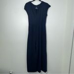 Pact  Women’s Navy Blue Faux Wrap Jumpsuit Size M Photo 1