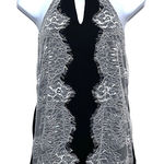 Cable & Gauge Black Mini Dress L White Lace Sleeveless Dark Fairy Romantic NWT Photo 0