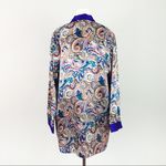 Victoria's Secret Vintage VS Satin Scarf Print Nightshirt | Size L Photo 5