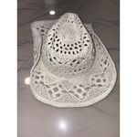Lovers + Friends  Dawn Hat in White One Size New Womens Garden Beach Western Photo 3