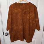 Y2K Boos Lace Western Tie Dye Shirt Women's One Size Brown/Black Black Photo 1