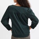 Madewell Corduroy Kinston Side-Button Wrap Top Photo 1