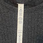 Lululemon Think Fast Long Sleeve Heathered Herringbone Rulu Pullover Size 6 Photo 8