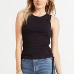 Good American NWT Black Rouched Tank - Size 3 (Large) Photo 0